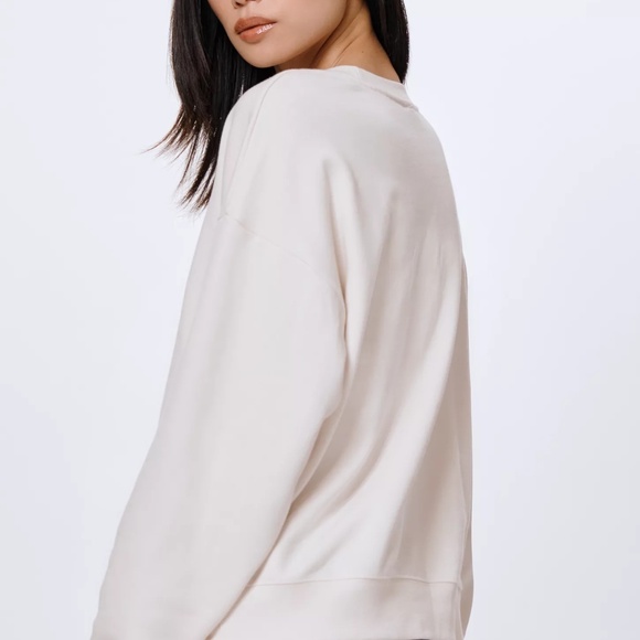 Anthropologie Maeve x Jordan Nickson Oh Crepe Sweatshirt Top Size XXS NWT - Picture 3 of 4